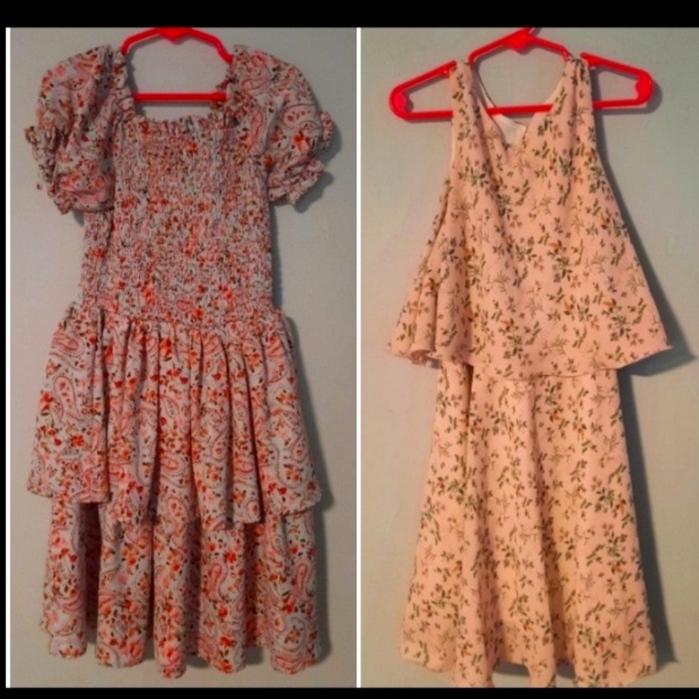Girls medium summer dress bundle size 8